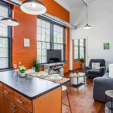 Ferienwohnung Ny Style Centric Loft With King Bed By Park Av. Rochester Exterior foto