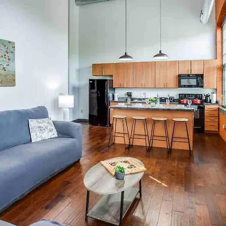 Ferienwohnung Ny Style Centric Loft With King Bed By Park Av. Rochester Exterior foto