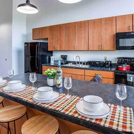 Ferienwohnung Ny Style Centric Loft With King Bed By Park Av. Rochester Exterior foto